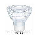 LED PAR16 glass reflector lamp, GU10, 5.5W 2800K 390lm 35�, dimmable