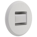 wall recessed luminaire TINA ROUND round, rotatable, direct / indirect, switchable IP20, white 