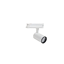 3-phase spot MARCO 2 MIDI DBT swivelling, rotatable IP20, powder coated, transparent, white 