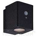 solar wall luminaire LOKY square, with sensor IP54, anthracite 