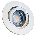 recessed luminaire DECOCLIC KOIN DIM round, swivelling, set of 1 IP20, white dimmable 7,6W 550lm 3000K 38� 38� CRI > 97