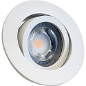 recessed luminaire DECOCLIC 68MM round, swivelling, Dim-To-Warm, set of 1 IP20, white dimmable 7