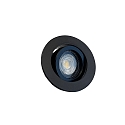 recessed luminaire DECOCLIC KOIN DIM round, swivelling, set of 1 IP20, black dimmable 7,6W 550lm 3000K 38� 38� CRI > 97