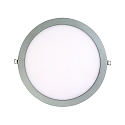 recessed downlight LED PANEL FLAT 300 R 840 350MA PRISM round, UGR < 19, excl. LED driver IP20, mat, titanium dimmable