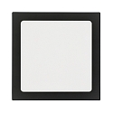 surface downlight LED PANEL FLAT 220 Q SCCT MP square, CCT Switch, switchable, multipower IP44, black 