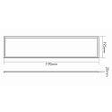 LED Pendant luminaire LED PANEL FLAT R2 with Uplight, incl. LED driver, 40W, neutral white, non dimmable