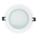 LED panel LED GLAS PANEL 160R SCCT CCT Switch, dimmable, dimmable 10W 850 / 1000 / 950lm 3000 / 4000 / 5700K 120� 120� CRI >80