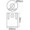 nobil� Accessories for LED PANEL FLAT - wall / ceiling mounting set (4pc.)