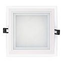 LED panel LED GLAS PANEL 200Q SCCT square, CCT Switch, dimmable 14W 1250 / 1350 / 1300lm 3000 / 4000 / 5700K 120� 120� CRI >80