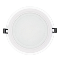 LED panel LED GLAS PANEL 200R DTW round, Dim-To-Warm, dimmable 14W 60 - 1150lm 2000 - 3000K 120� 120� CRI >80