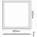 nobil� LED panel LED PANEL Q2S UGR<19 TUNABLE WHITE DALI for VDU workstation, DALI controllable, tunable white, UGR < 19