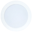 recessed downlight LED PANEL FLAT 105 R 350MA IP44 round, excl. LED driver IP44, white dimmable