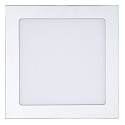 recessed downlight LED PANEL FLAT 130 Q DTW 350MA OPAL square, Dim-To-Warm, excl. LED driver IP20, mat, titanium dimmable
