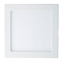 recessed downlight LED PANEL FLAT 300 Q DTW 350MA OPAL square, Dim-To-Warm, excl. LED driver IP20, mat, titanium dimmable