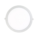 recessed downlight LED PANEL FLAT 300 R 840 350MA OPAL standard, round, excl. LED driver IP20, mat, titanium dimmable