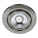 Recessed spot DOWNLIGHT C 3830, � 8.8cm, swiveling, black chrome