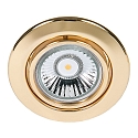 Recessed spot DOWNLIGHT C 3830, � 8.8cm, swiveling, 24 carat gold-plated