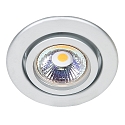 Recessed spot DOWNLIGHT C 3840, � 7cm, swiveling, matt chrome