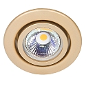 Recessed spot DOWNLIGHT C 3840, � 7cm, swiveling, gold