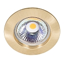 Recessed spot DOWNLIGHT C 3860, � 5.5cm, fixed optics, brushed brass