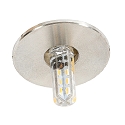 Recessed luminaire for starry sky C 392, � 4cm, G4, stainless steel