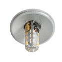 Recessed luminaire for starry sky C 411, � 3cm, G4, matt titanium