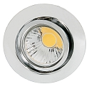 Recessed spot DOWNLIGHT D 3830, � 8.8cm, swiveling, chrome