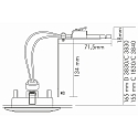 nobil� Accessories for D 3830 / C 3830 / C 1830 - low-voltage spacer