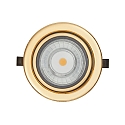 LED Furniture recessed luminaire DOWNLIGHT N 5022, � 6.8cm, COB, 3.3W, 3000K, swiveling, gold