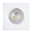 downlight 5068Q ECO FLAT SCCT 38� DIM C square, swivelling, CCT Switch IP40, white matt dimmable