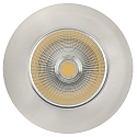 Recessed LED spot 5068 ECO FLAT, IP44, round, 350mA, 8W 4000K 750lm 24�, CRi>90, dimmable, brushed nickel