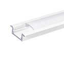 Aluminum T-Profile 2 OP, 200cm, for LED Strips up to 1.2cm width, matt white