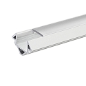 Aluminum Corner Profile 3 TP, 200cm, for LED Strips up to 1.4cm width, matt white