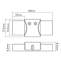 nobil� Accessories for Flexible LED SMD 5050/5630 - IP67 connector, fixed, set of 5