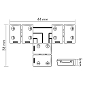 nobil� Accessories for Flexible LED SMD 3528 - T-connector, 2-pole, set of 5
