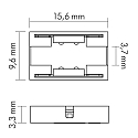 nobil� connector set of 5, transparent