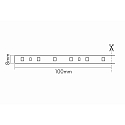 nobil� LED Strip Flexible LED SMD 3528, 24V, 4.8W/m, 6500K, 500cm