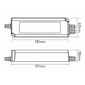 nobil� Transformer for Low-voltage Lighting system / Halogen lamp, EL-120-24V, IP67, dim 1-10V / PWM