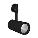 3-phase spot TRACKLIGHT SPOT D85 90RA NFL adjustable, set back, flicker-free IP20, black 