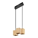 SMART+ WIFI DECOR WOOD PENDANT TW 3 flames, tunable white, controllable via WLAN / WIFI, dimmable