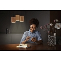 Ledvance SMART+ WIFI DECOR WOOD PENDANT TW 3 flames, tunable white, controllable via WLAN / WIFI, dimmable