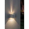 Paulmann Paulmann Wall luminaire LED Cybo square, 2x3W, 8x8cm, white