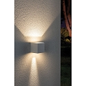 Paulmann Paulmann Wall luminaire LED Cybo square, 2x3W, 8x8cm, white