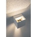 Paulmann Paulmann Wall luminaire LED Cybo square, 2x3W, 8x8cm, white