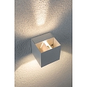 Paulmann Paulmann Wall luminaire LED Cybo square, 2x3W, 8x8cm, white
