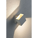 Paulmann Paulmann Wall luminaire LED Cybo square, 2x3W, 10x10cm, white