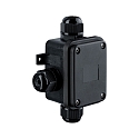Paulmann Junction box for underground cable 3-fold black IP68 immersion water protected