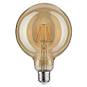 Paulmann Paulmann LED Vintage Globe125, E27, gold, 1700K, 6,5W