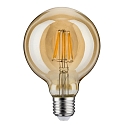 Paulmann Paulmann LED Vintage Globe, 95, 6W, E27, gold, gold light, dimmable