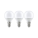 Paulmann Paulmann LED 3-pack 5,5W E14 2700K, drop